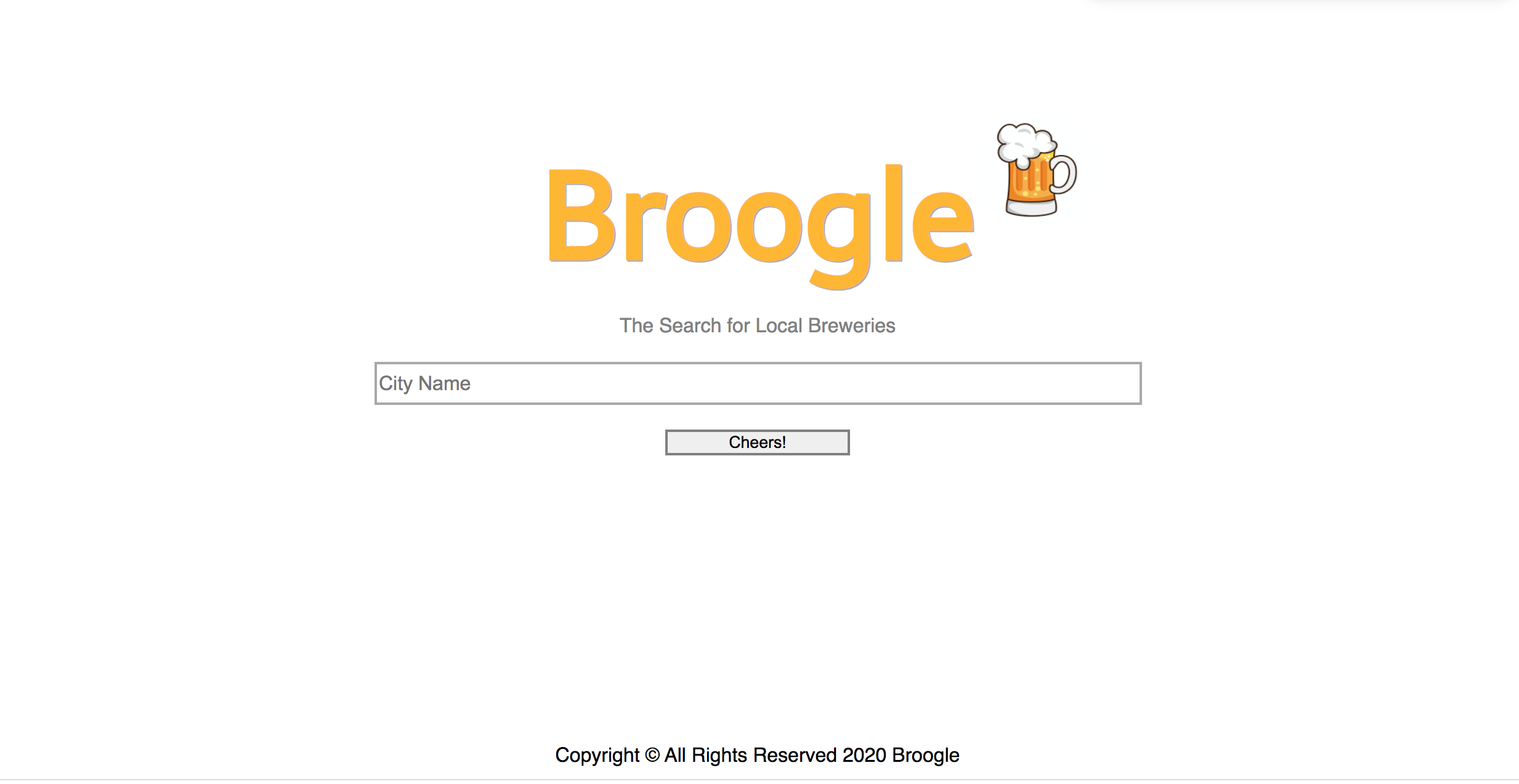 Broogle HomePage